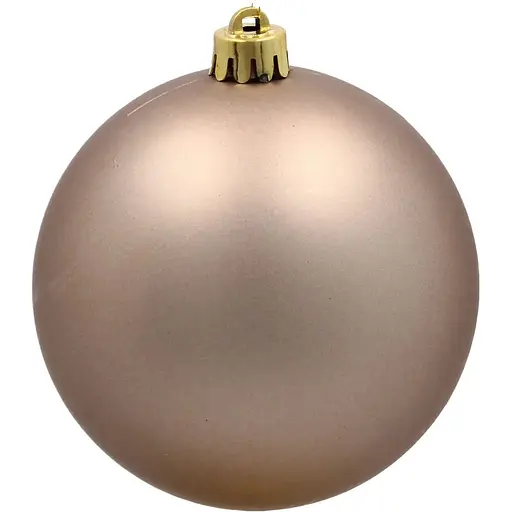 Комплект елочных шариков Chomik пластиковые 10 см шампань 4 шт. (GIF3917) - фото 3