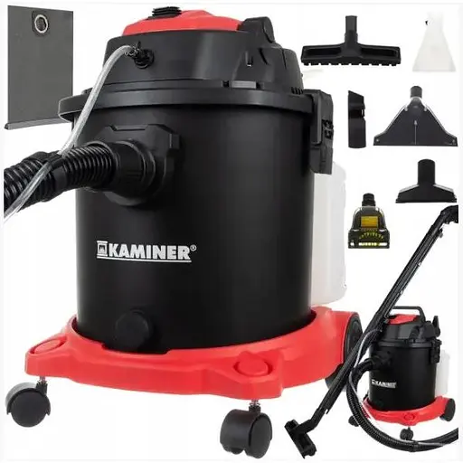 Пилосос миючий Kaminer 20 л чорний 23918 - фото 1