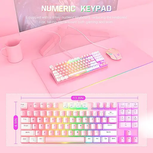 Набор Gaming Combo 2-in1 ONIKUMA G26 + CW905 (Keyboard ENG раскладка/Mouse) - фото 6