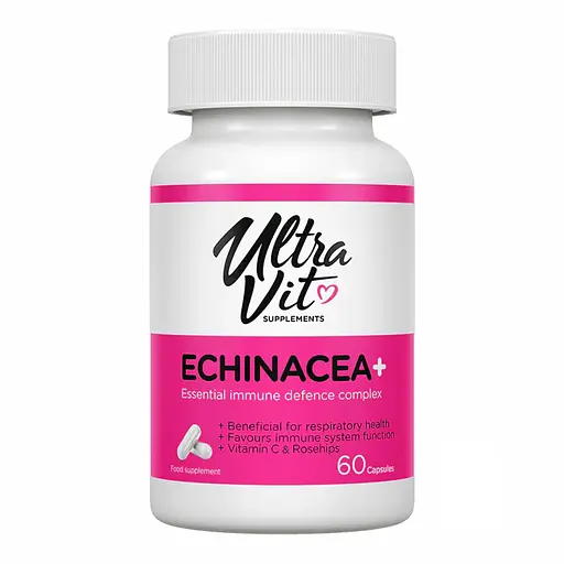 Екстракт єхінацеї VPLab Echinacea Plus 60 caps (1086-2022-10-0304)