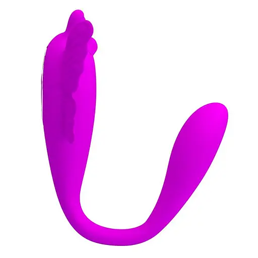Вібратор для пар Pretty Love Chimera RC Stimulator 8.5 см фіолетовий - фото 3