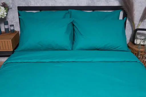 Комплект постельного белья Moon&Star Бязь Gold Люкс Green Deep Детский 110x140 см наволочки 2x40x40 см - фото 3