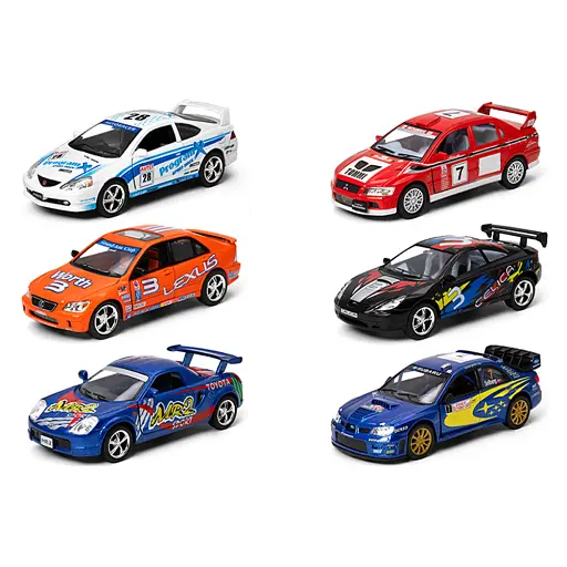 Металева інерційна легкова модель Street Fighter 5", відкриваються двері (В асортименті) - фото 6