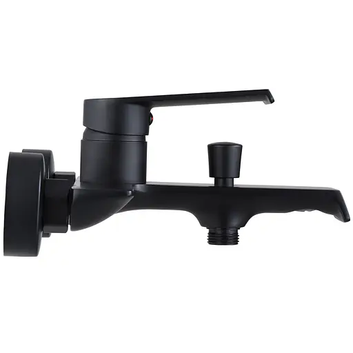 Змішувач для ванни Rea Hass настінний black REA-B9967 Черный маовый - фото 4