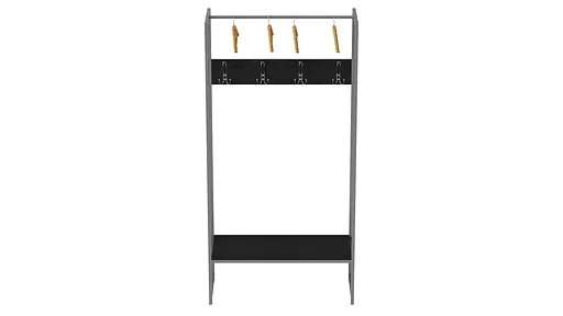 Вешалка напольная Трелис 12 180x90x38 серый ДСП Сосна Кембра 16мм FRD-104324 - фото 4
