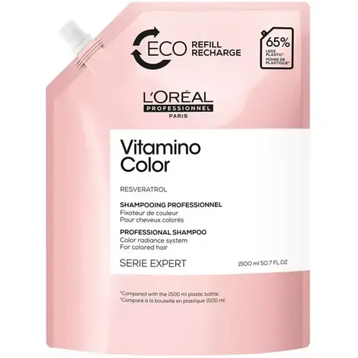 Шампунь L'Oreal Professionnel Serie Expert Vitamino Color Resveratrol для фарбованого волосся 1500 мл - фото 1
