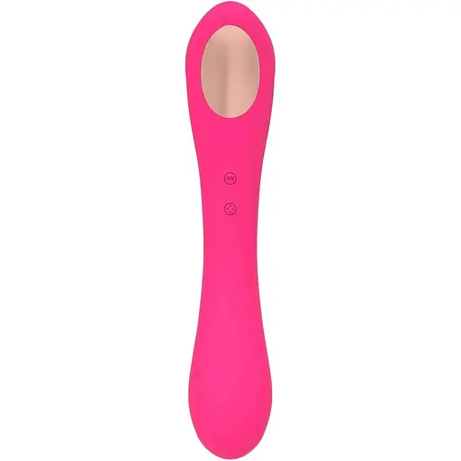 Вібратор та вакуумний кліторальний стимулятор 2 в 1 Alive Quiver Magenta Pink - фото 4