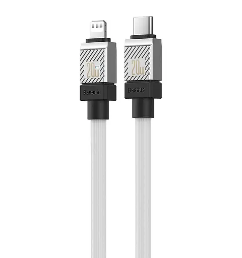 Кабель Baseus CoolPlay Series Fast Charging Cable Type-C to iP 20W 2 м білий - фото 3