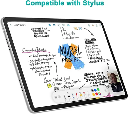 Avakot Пакет із 2 захисних скла для iPad Pro 12.9 | Загартована скляна плівка, сумісна з iPad Pro 12,9 дюйми 5ª/4ª/3ª | - фото 3