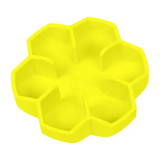 Миска для медленного питания Waudog Silicone 750 мл желтый - фото 5