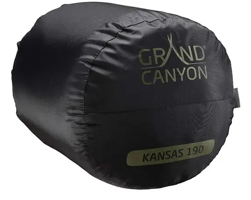 Спальный мешок Grand Canyon Kansas 190 0°C Capulet Olive Left (340019) (DAS302055) - фото 6