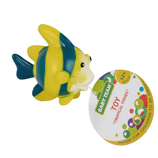 Детская игрушка для купания "Брызгающие тропические рыбки" 8751_жовто-блакитна