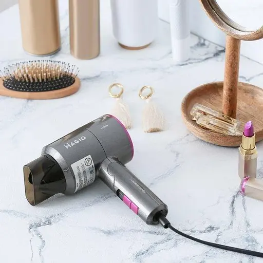 Потужний якісний складаний фен для сушіння волосся Magio MG-150 фен дорожний - фото 5