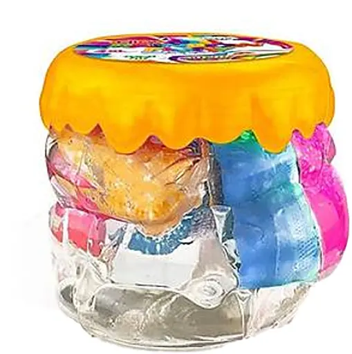 Вязкая масса Rainbow Fluffy Slime, украинская/русская, Danko Toys