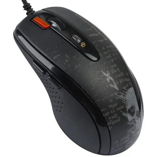 Миша A4Tech F5 USB Mystic Black - фото 2