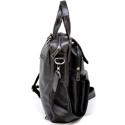 Чоловіча шкіряна сумка TARWA 25.5х7.5х30.5 см 000296915 - фото 6