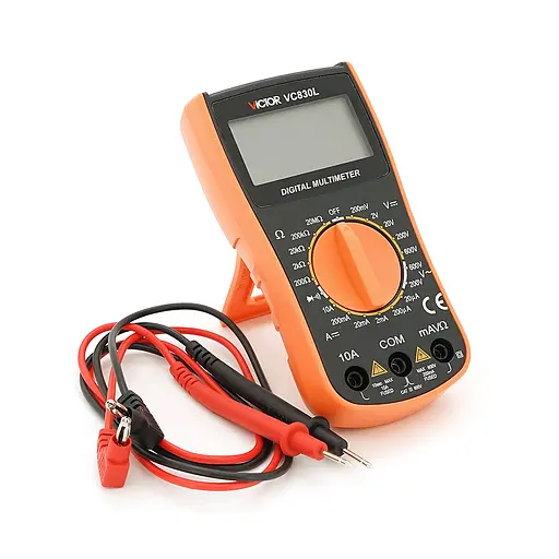 Мультиметр Victor VC830L, вимірювання: V, A, R, Hz - фото 1