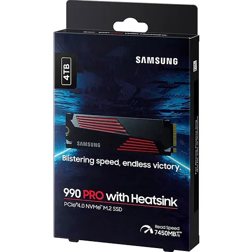 SSD накопичувач Samsung 990 PRO 4TB with Heatsink (MZ-V9P4T0CW) [104017] - фото 8