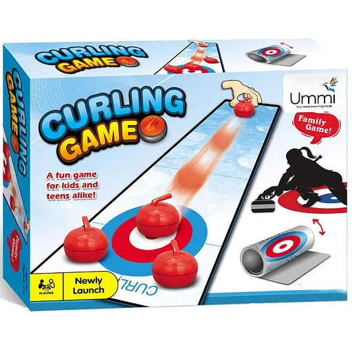 Настольная интерактивная игра Ummi 707-122 Curling Game White / Blue - фото 2