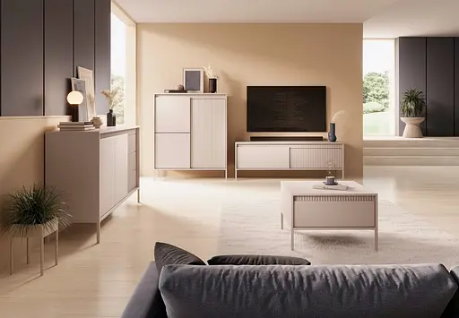 Комод Perfect Home Сенсо/Senso 2-дверный с 3 ящиками 2D3S/153 Беж (PFH-091107) - фото 7