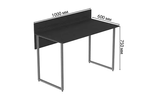 Комп'ютерний стіл Скай 75x100x60 сірий ДСП Сосна Кембра 16мм FRD-101535 - фото 4