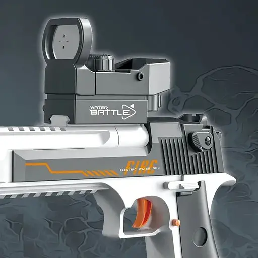 Водяний пістолет Desert Eacle 2 в 1 із резервуаром для води 425 мл cиній - фото 4