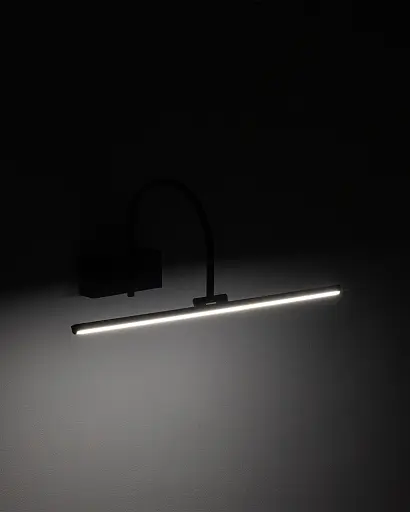 Настінний світильник Nowodvorski 11957 Artline LED S 1x4W 3000K 280Lm IP20 чорний - фото 3