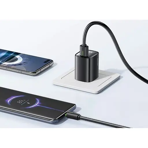 Кабель Usams SJ732 USB-A to USB-C 18W 1m Black (SJ732USB01) [138974] - фото 8