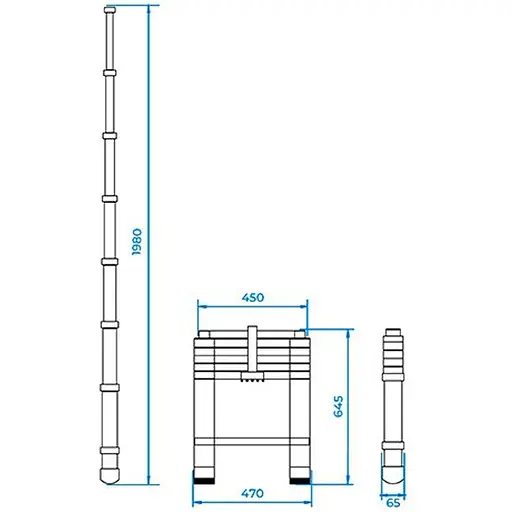 Драбина Intertool LT-3020 (140472) - фото 3