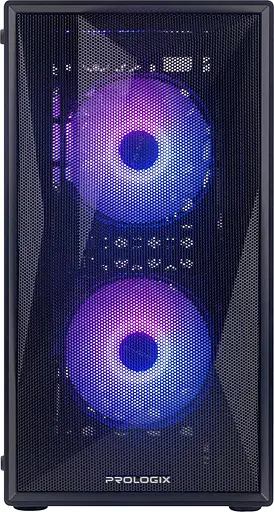 Корпус ProLogix E102 Tempered GlassMesh Black (E102) Без БП - фото 8