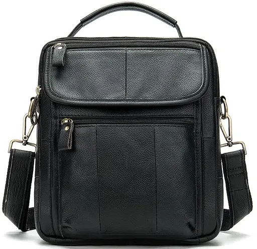 Чоловіча шкіряна сумка Vintage 22х24,5х9 см sum0012303 - фото 1