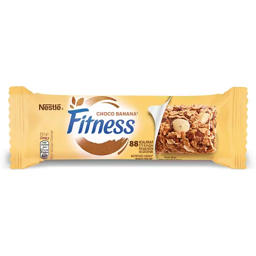 Злаковый батончик Fitness Choco Banana с кусочками шоколада и банана 23.5 г