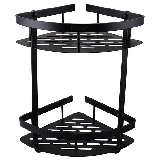 Полка двойная угловая Topaz TKB-9902-BL, Хром - фото 2