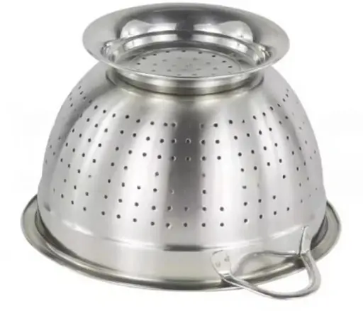 Дуршлаг-сито Edenberg с двумя ручками 24х13.5 см нержавеющая сталь (EB-18096) - фото 2