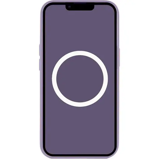Чохол Silicone Case with Button, Animation & MagSafe для Apple iPhone 17 Purple Fog AAA (153238) - фото 4