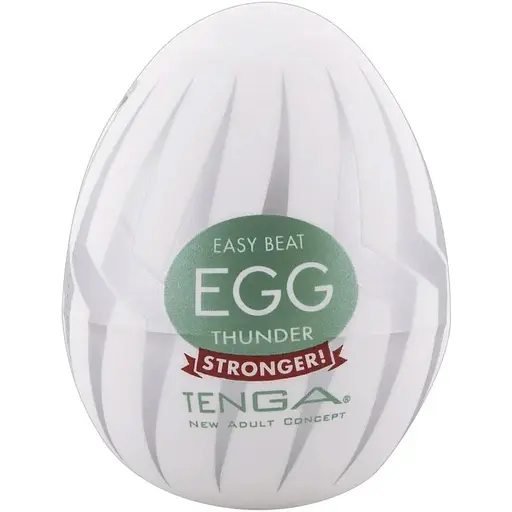 Мастурбатор яйцо Tenga Egg Stronger Thunder белый