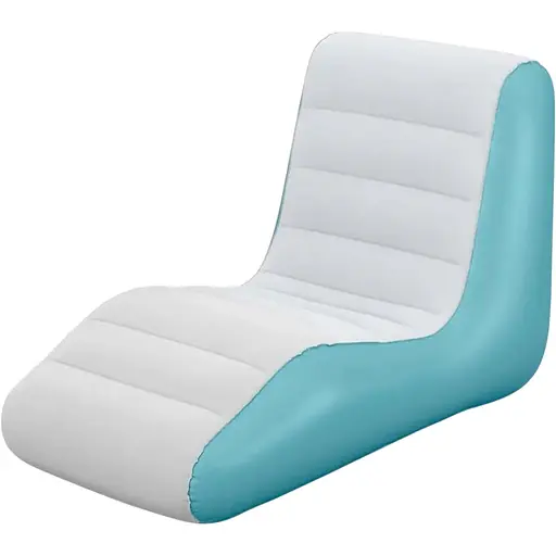 Велюровое надувное кресло Bestway 75127 с флокированным покрытием (133 x 79 x 88 см)