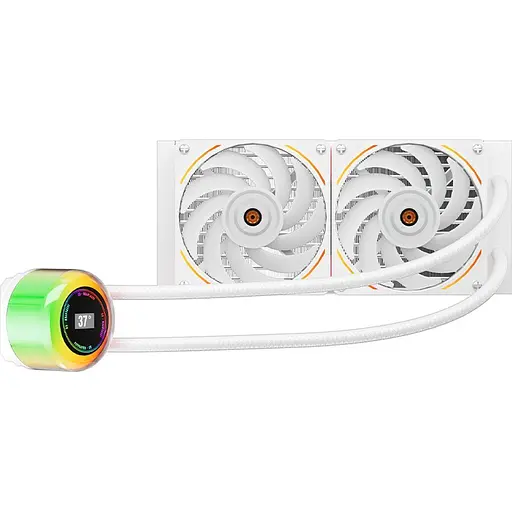 Система водяного охлаждения 1stPlayer CC-240 White (CC-240-WH) [143330] - фото 2