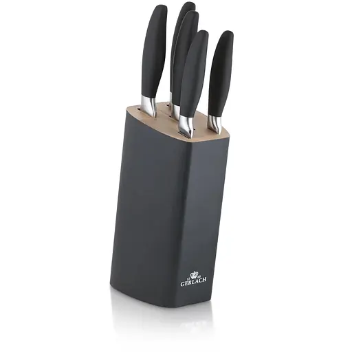 Набор из 5 кухонных ножей и подставки Gerlach Style Plus (5901035504851)