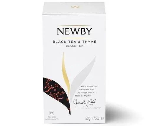 Чай чорний Newby з чебрецем в пакетиках 25 шт (311260) - фото 3