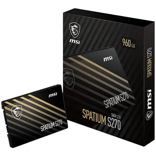 SSD диск 240GB MSI Spatium S-270 2.5 SATAIII 3D TLC 6 Гб/с - фото 2