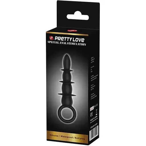Анальний стимулятор Pretty Love BI-014539, Чорний - фото 8