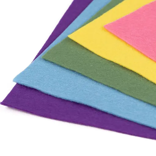 Фетр листковий, поліестер Rosa Talent 29, 7х42 см Білий 180г/м2 - фото 5