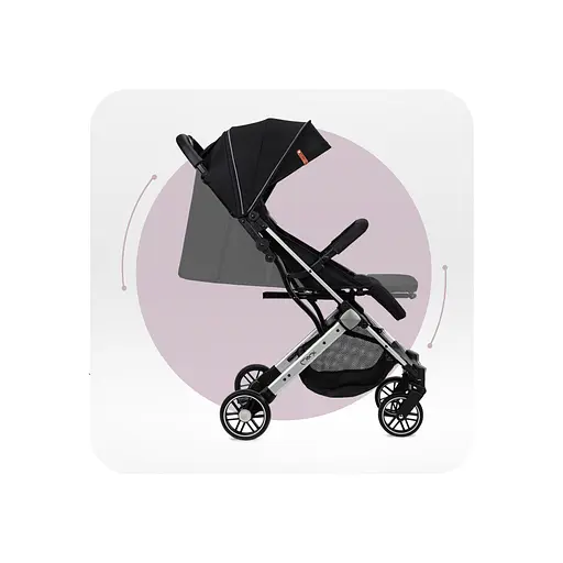 Коляска прогулянкова MoMi Estelle Light Black-Silver (WOSP00051) - фото 14