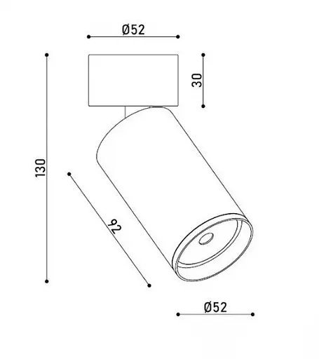 Спот KLOODI KD-MIO CE BK - фото 2