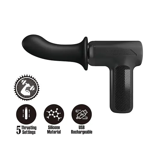 Вибромассажёр Pretty Love Dj Doctor 12.1 см (черный) - фото 17