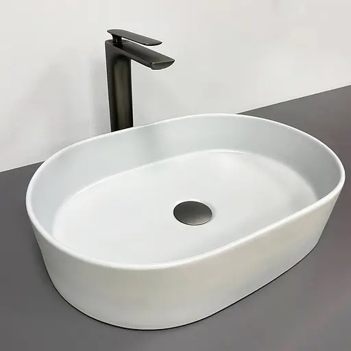 Умивальник VBI Verona 50 gray matt накладний VBI-011319, Сірий - фото 2