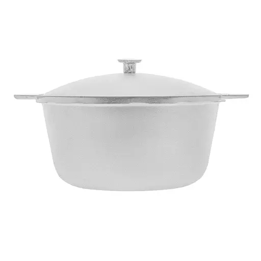 Каструля алюмінієва із кришкою 3 л, Полімет Сірий 83388 - фото 2