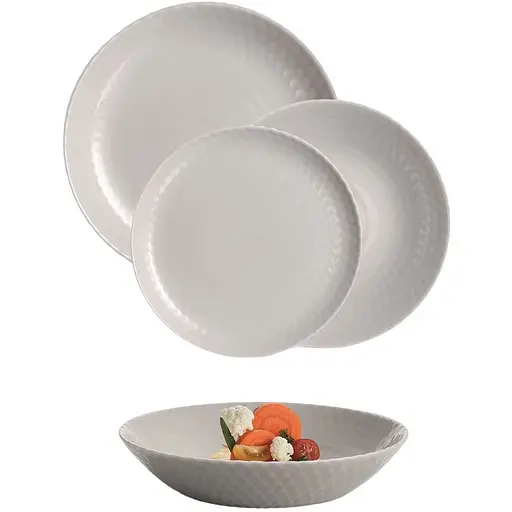 Уценка. Сервиз столовый Luminarc Pampille Granit, 18 предметов (Q6155) - фото 1