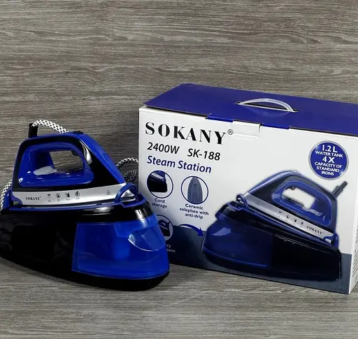 Парогенератор Sokany SK-188 2400Вт Синій - фото 7